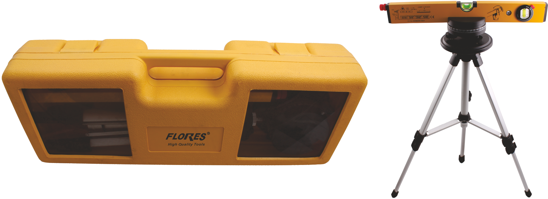 Poloboc mic cu laser pe trepied
