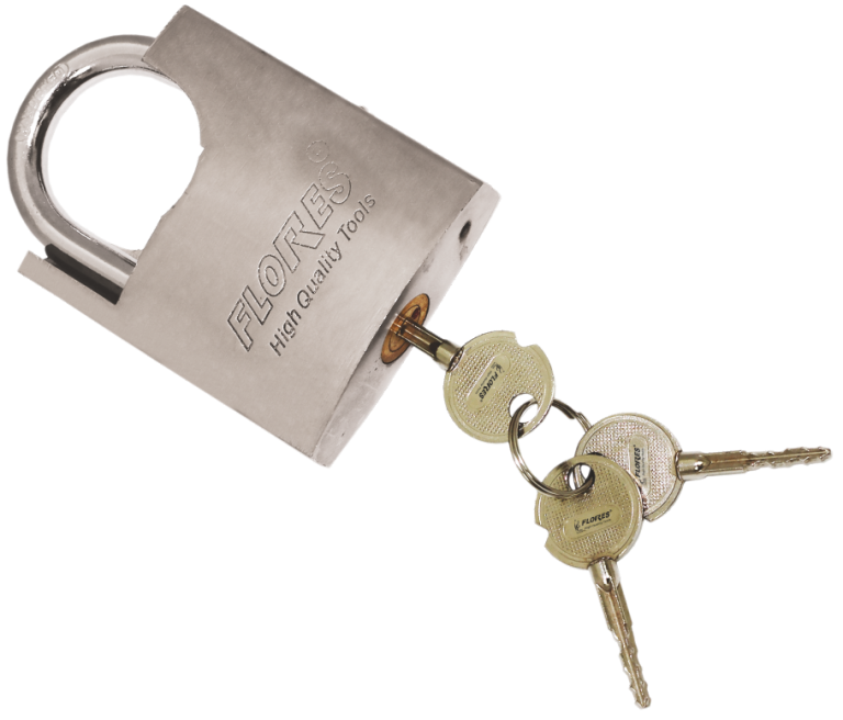 Lacat inox protectie cu cheie stea (50MM)