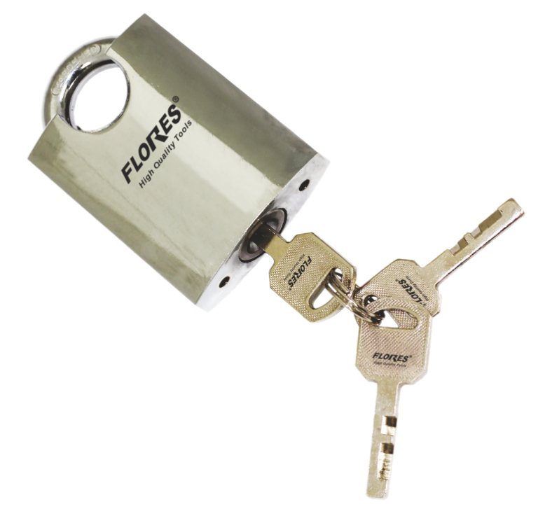 Lacat inox cu protectie (50MM)