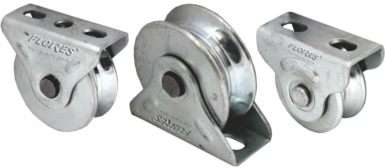 Rola metalica pentru poarta cu suport (80MM)