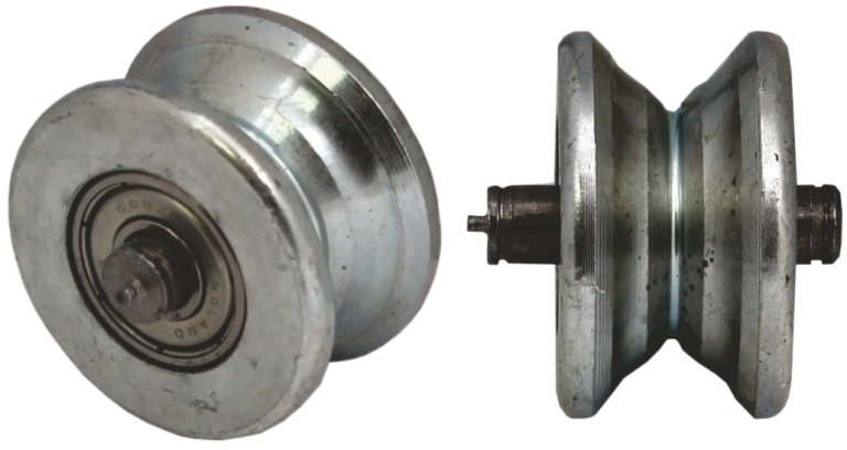 Rola metalica pentru poarta cu bolt (100MM)