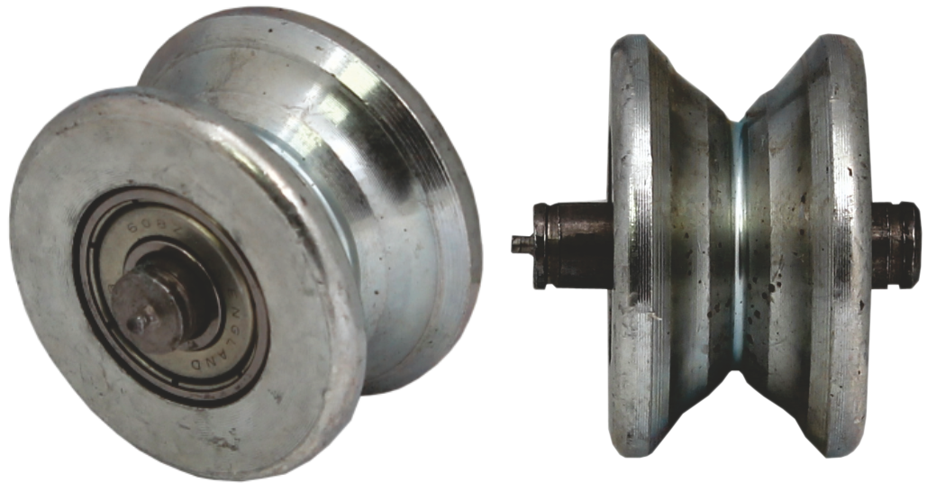 Rola metalica pentru poarta cu bolt (100MM)
