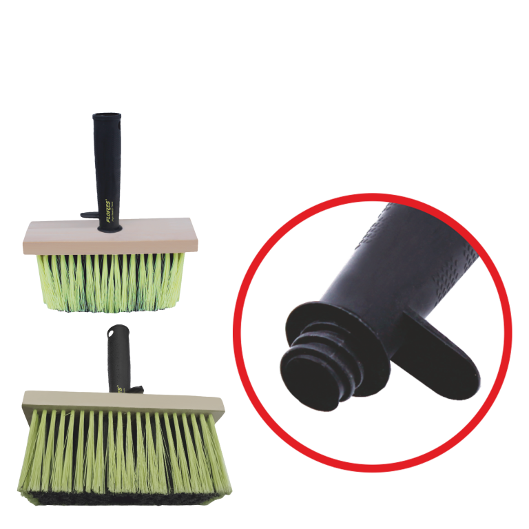 Bidinea din lemn cu maner din plastic (70MMx170MM)
