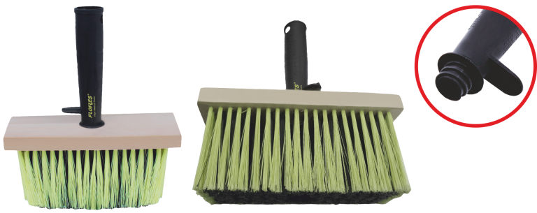 Bidinea din lemn cu maner din plastic (80MMx180MM)