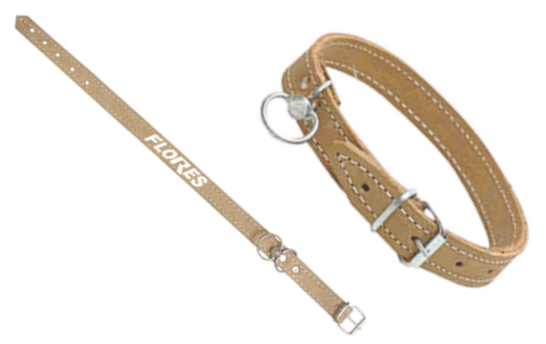 Curea caine din piele dubla Nr.430 (3.5CMx70CM)