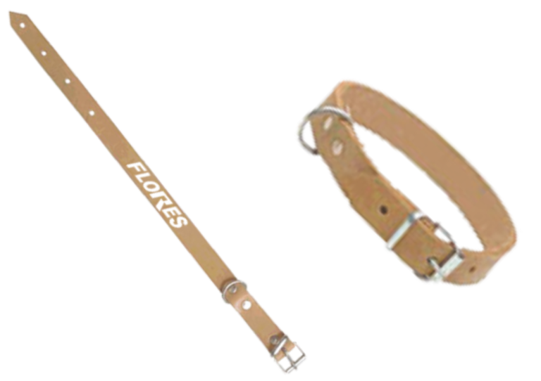 Curea caine din piele Nr.020 (2.5CMx50CM)