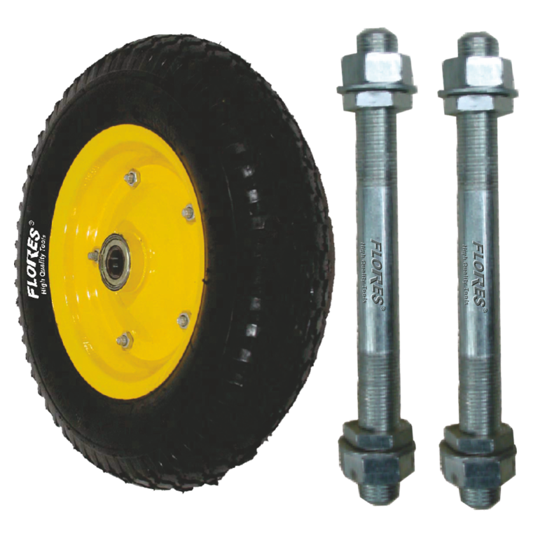 Ax pentru roata roaba galbena cu butuc (20MMx240MM-2buc./set)