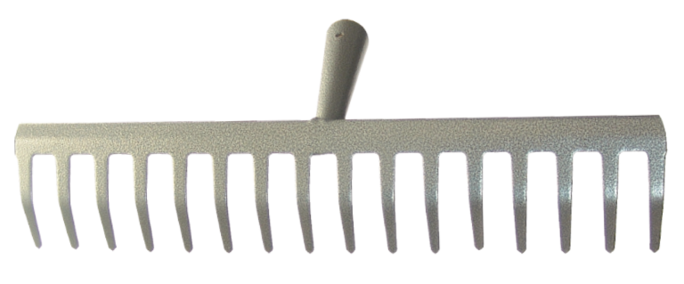 Grebla forjata gri carbon (4MM-14 dinti)