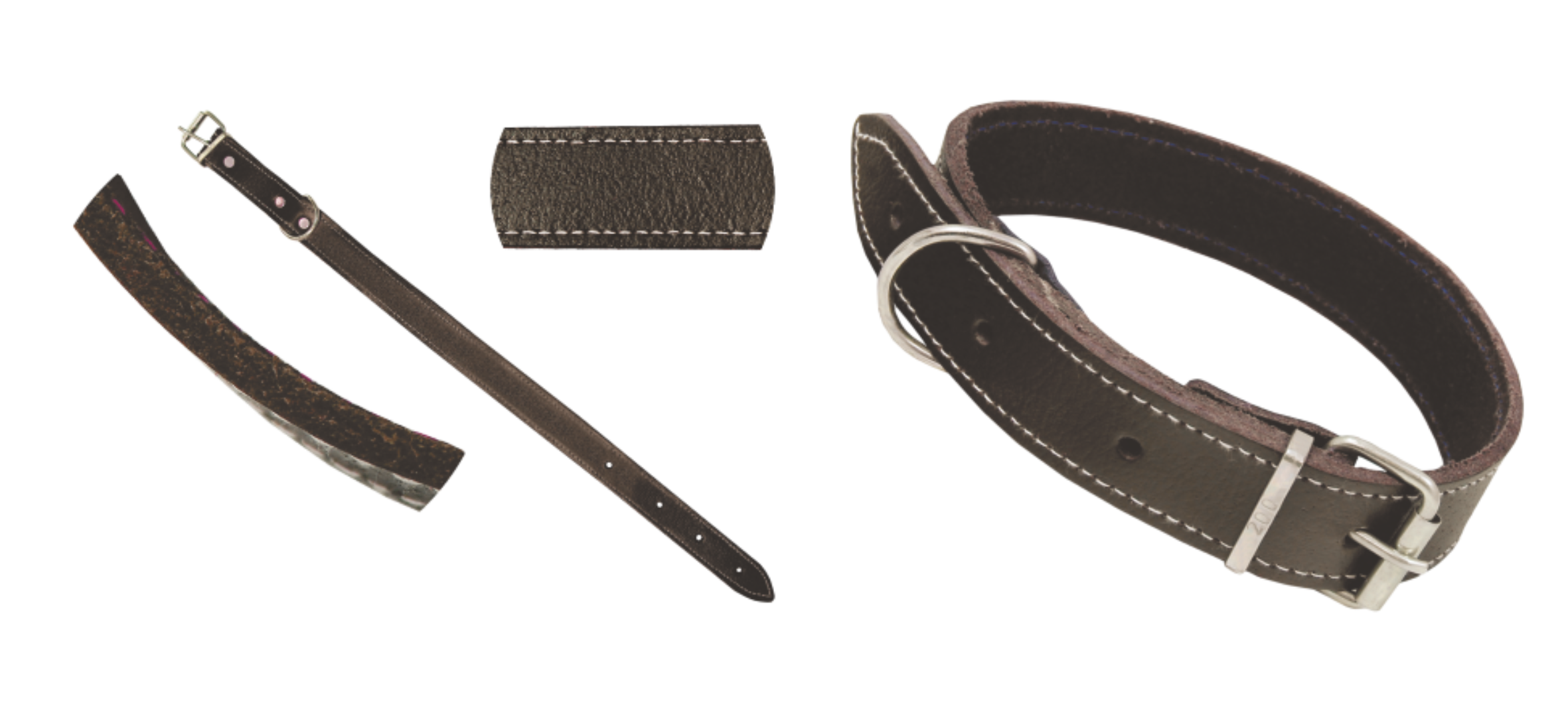 Curea caine din piele subtire Nr.200 (2.5CMx40CM)