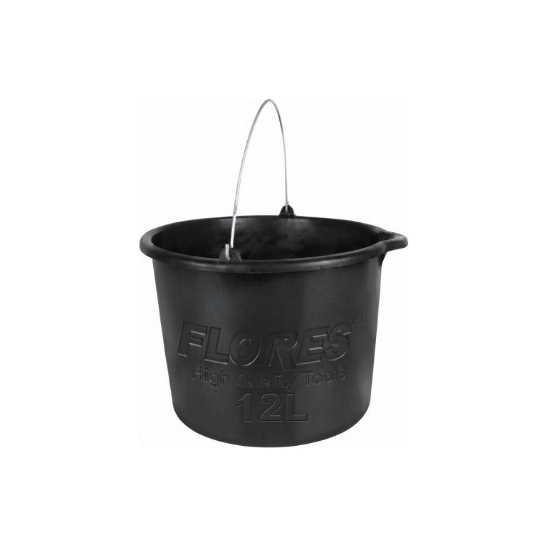 Galeata pentru mortar din cauciuc (12L)