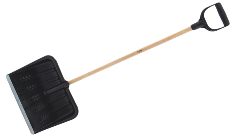 Lopata pentru zapada din plastic cu tabla (440MMx400MM)