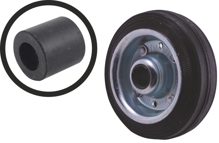 Roata pentru carucior fara rulment (100MMx35MM)