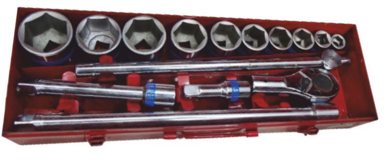 Trusa tubulare pentru camion 3/4 (15buc./set)