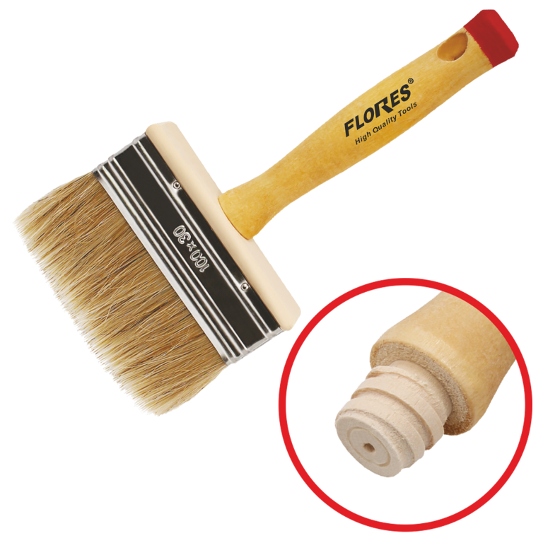Bidinea din lemn cu par natural (140MMx40MM)