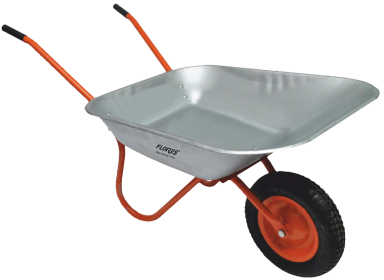 Roaba metalica zincata cu camera (65L)