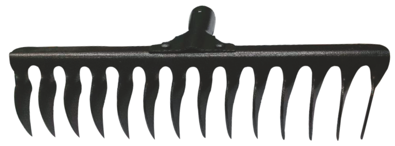 Grebla gri carbon (3MM-16 dinti)
