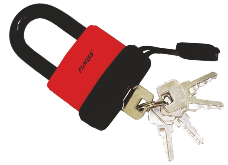 Lacat izolat protectie cu toarta mica (50MM)