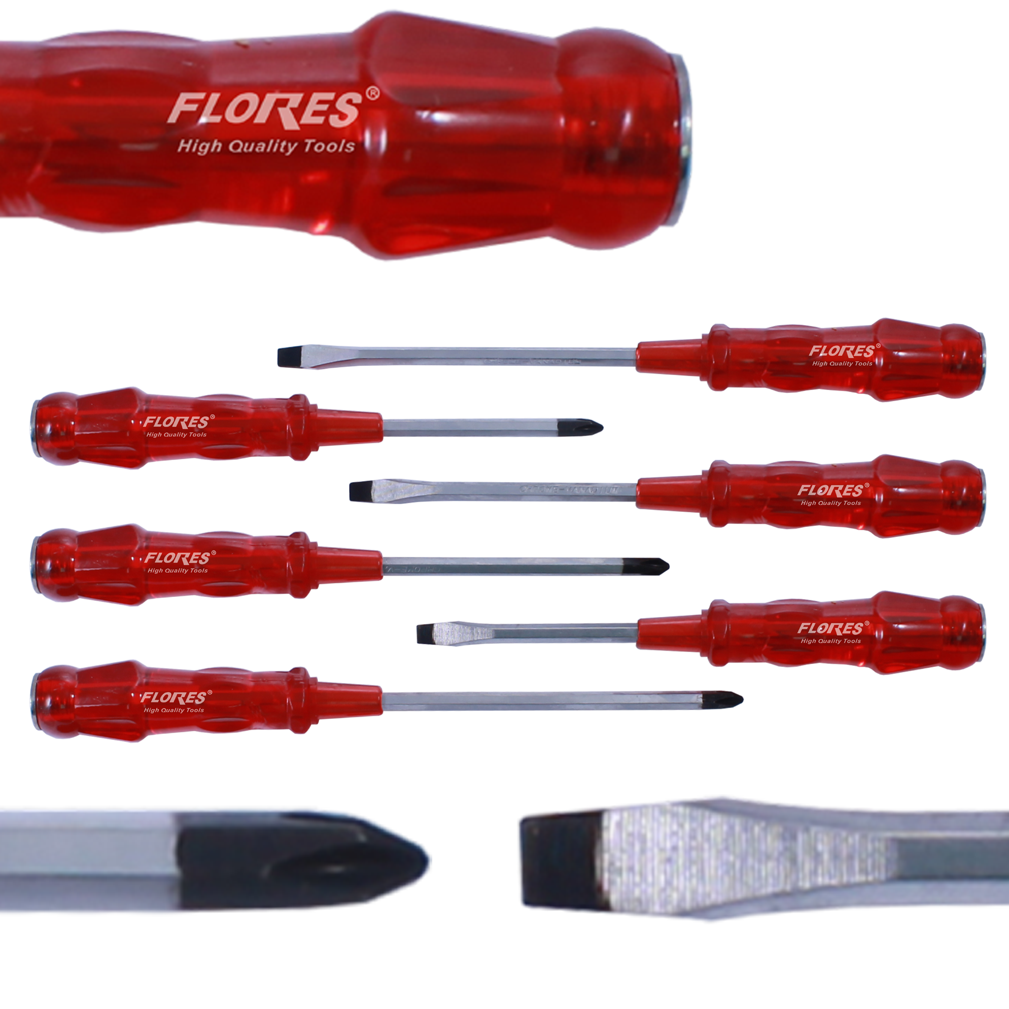 Set surubelnite mecanice FL-13 CR-VN (7buc./set)