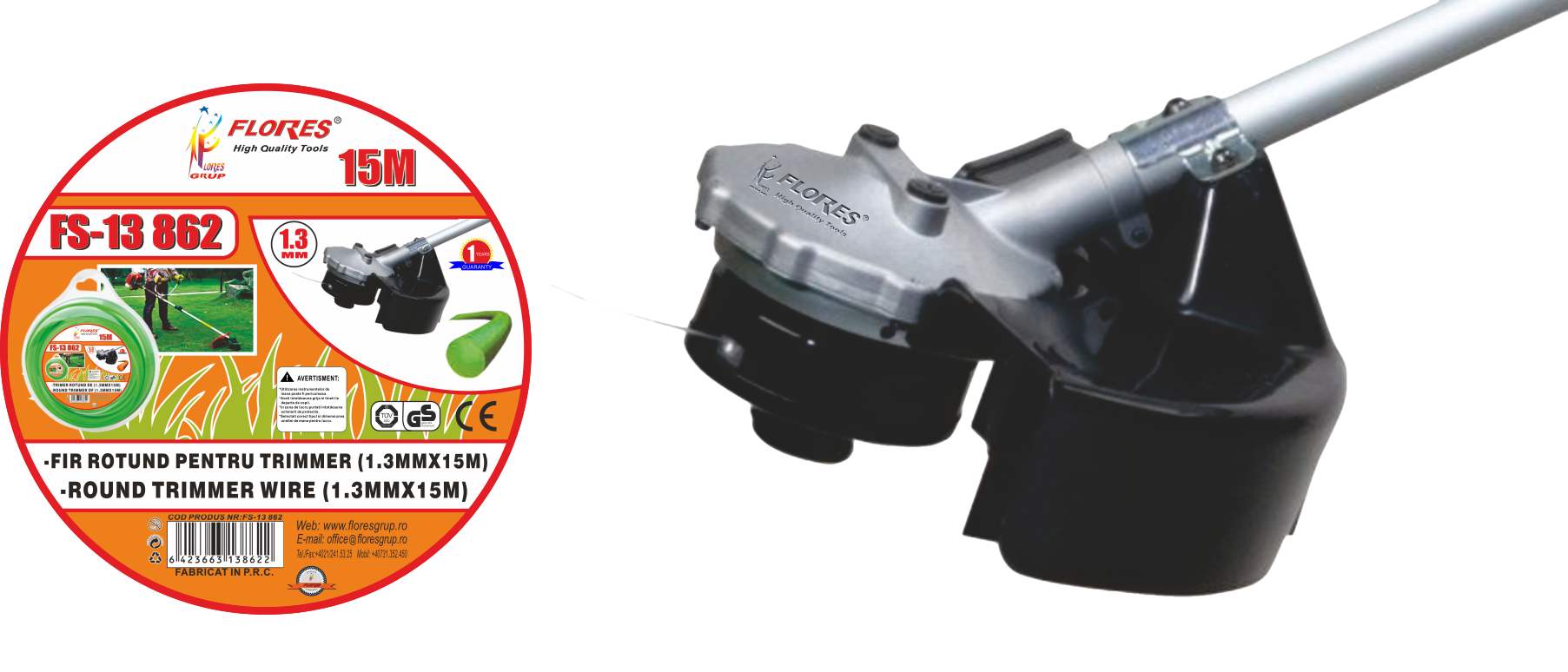Fir rotund pentru trimmer (1.6MMx15M)