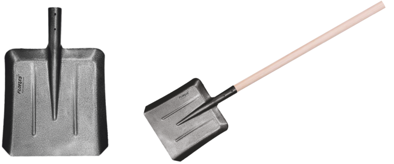 Lopata pentru zapada din tabla gri carbon (355MMx330MM)