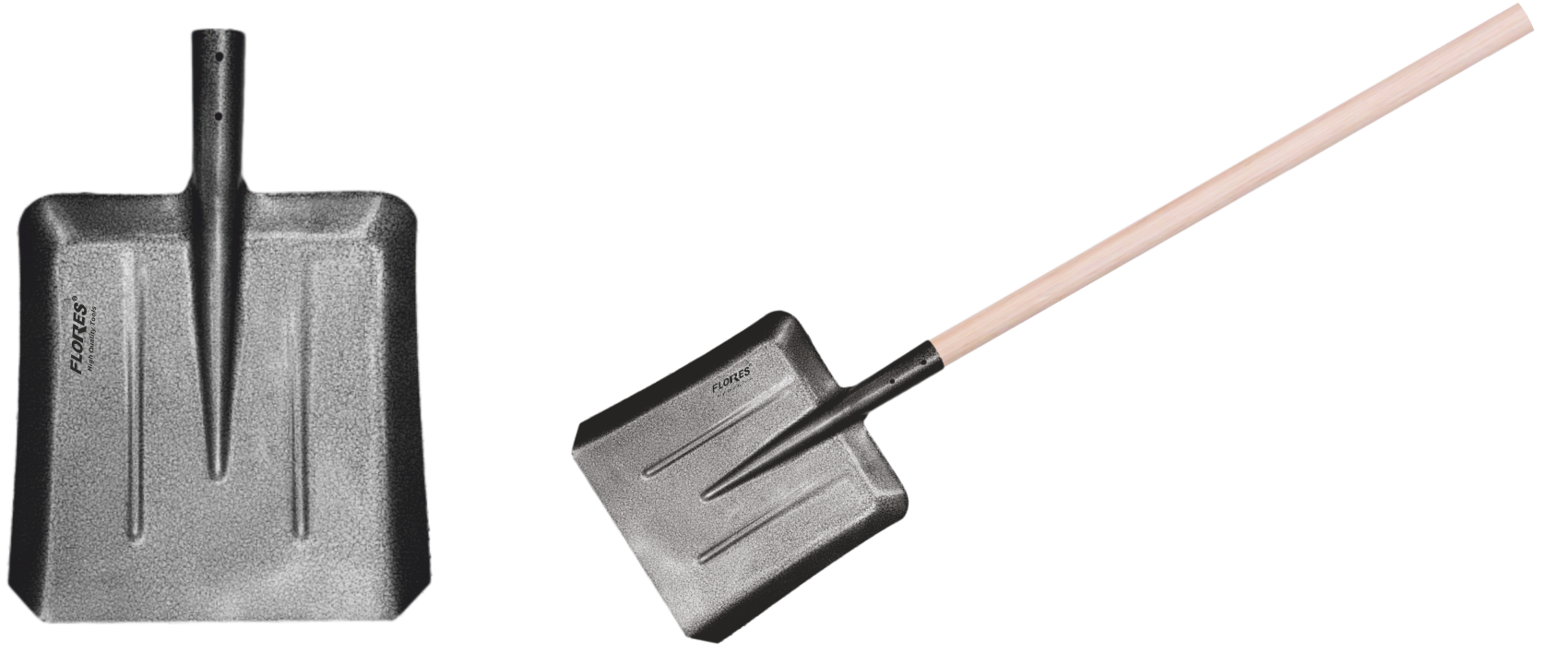 Lopata pentru zapada din tabla gri carbon (355MMx330MM)