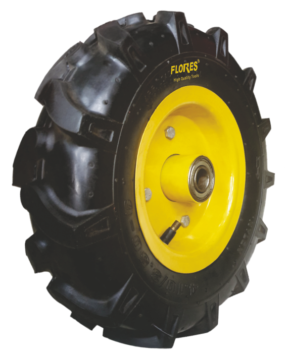 Roata completa pentru motocultor cu butuc (350MMx6MM)