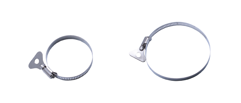 Colier din metal cu fluture din plastic (10MM-16MM)