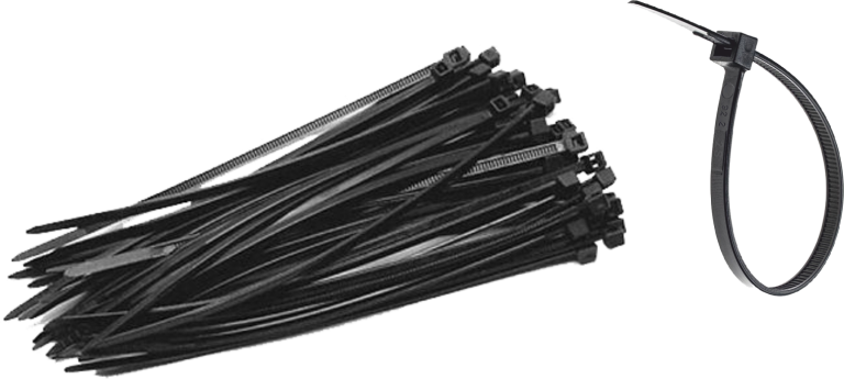 Coliere din plastic negre -100buc./set (5MMx350MM)