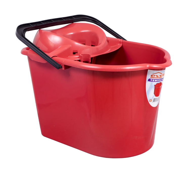 Galeata din plastic cu storcator simpla pentru mop