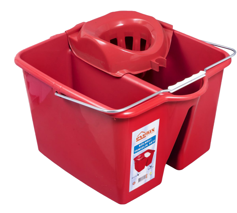 Galeata din plastic cu storcator dubla pentru mop