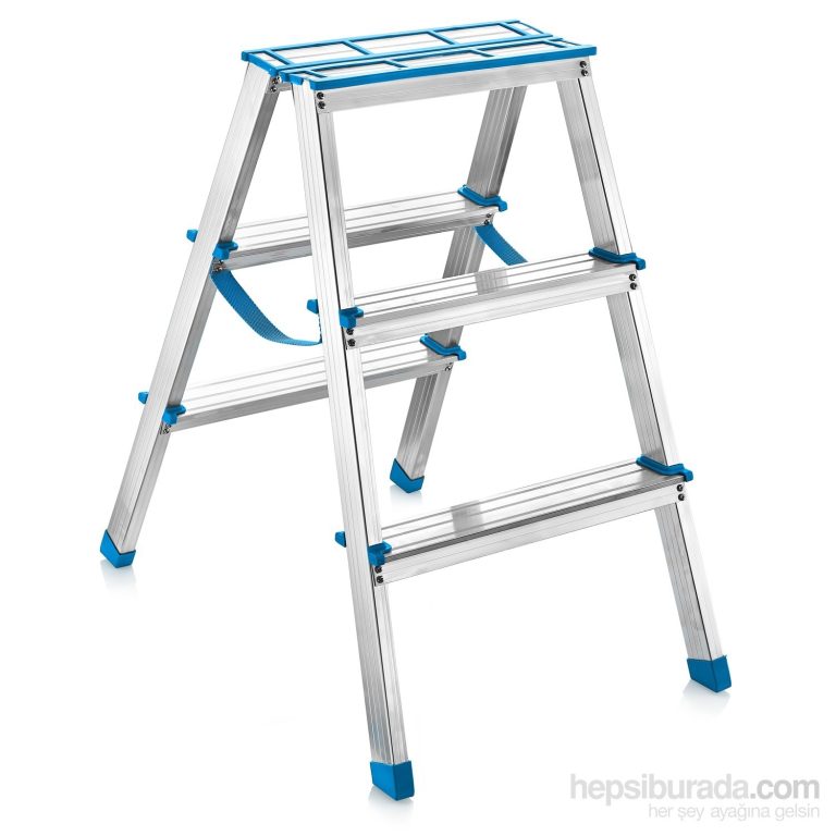 Scara dubla din aluminiu (3trepte+3trepte)-65 CM