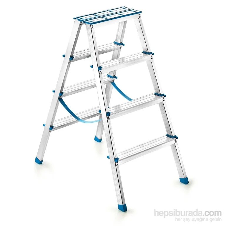 Scara dubla din aluminiu (4trepte+4trepte)-90 CM