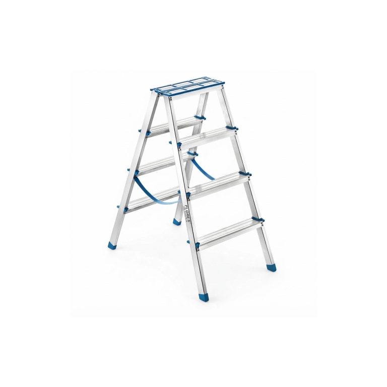 Scara dubla din aluminiu (4trepte+4trepte)-90 CM