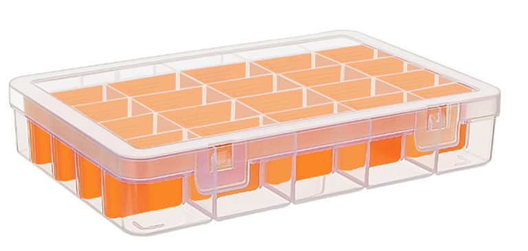 Cutie organizator suruburi transparenta Nr.25 (ASR-5048)