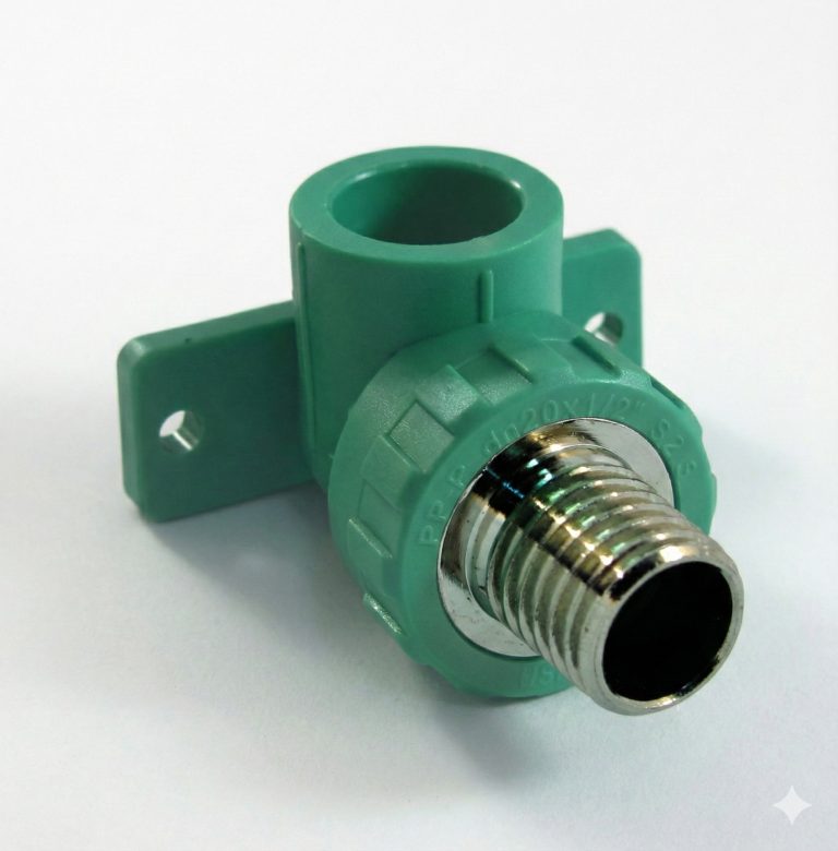 Cot cu talpa pentru PPR verde (25MMx3/4Fe)