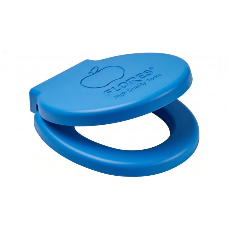 Capac pentru WC universal din plastic cu model mar (ALBASTRU-INCHIS)