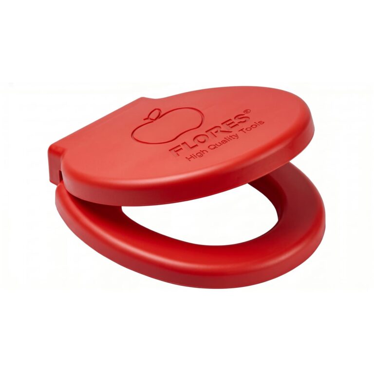 Capac pentru WC universal din plastic cu model mar (ROSU)