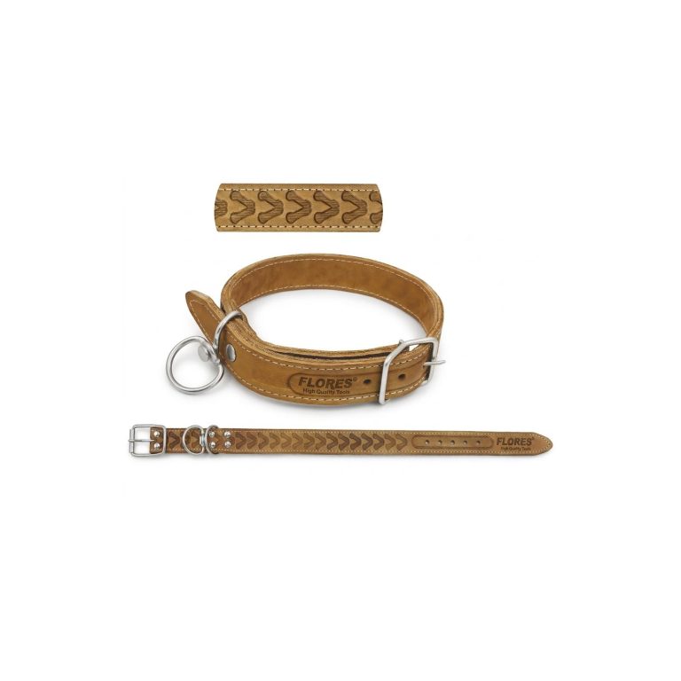 Curea pentru caine din piele dubla Nr.650 (3.5CMx75CM)