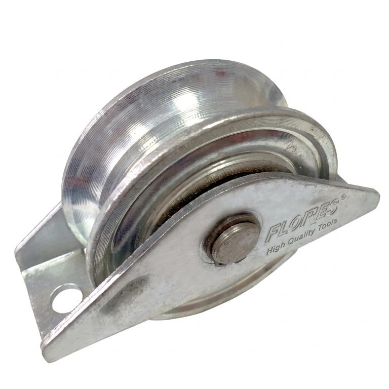 Rola metalica pentru poarta incorporata cu suport (80MM)