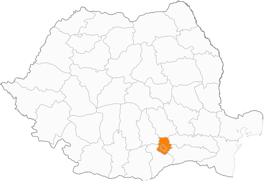 Harta zonei de distribuție București-Ilfov